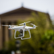 A drone hovers in Philadelphia, Thursday, May 4, 2017. (AP Photo/Matt Rourke)